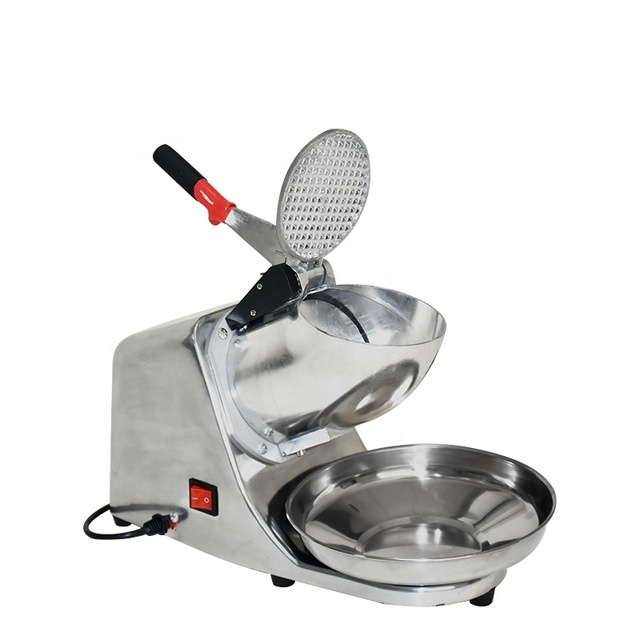 New High Productivity 220V 300W Electric Countertop Shaved Ice & Snow Cone Maker Machine Sliver Ice