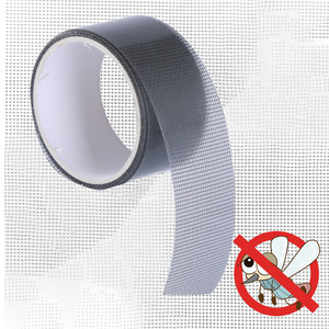 <b>Screen</b> <b>Mesh</b> Repair Patch Polyester Easy To Install Black Gray White Minimalist <b>Door</b> Window <b>Screens</b> Fix Hole Leak - Product Image 2