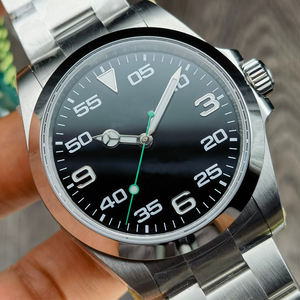 Montre-bracelet mécanique <span class=keywords><strong>Seiko</strong></span> de haute qualité Mouvement automatique de luxe avec fonction analogique luminescente Bracelet en acier inoxydable durable - Product Image 1