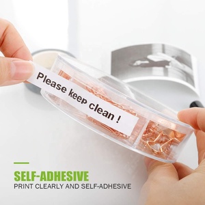 Repuestos de Cinta para Etiquetas <span class=keywords><strong>DYMO</strong></span> <span class=keywords><strong>LetraTag</strong></span> Compatibles, Negro sobre Blanco 91330 10697, S0721510 para Etiquetadoras <span class=keywords><strong>LetraTag</strong></span> <span class=keywords><strong>LT</strong></span>-100T <span class=keywords><strong>LT</strong></span>-<span class=keywords><strong>100H</strong></span> - Product Image 5