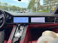 Nouveau produit, écran double 12,3 pouces, 8G+128G, navigation GPS, système multimédia stéréo pour Porsche Panamera 2010-2016, DSP, CarPlay