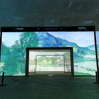 Double projecteur led 3d 4k, 12000 lumens, hologramme professionnel, cartographie, grand espace, pour l'intérieur et l'extérieur