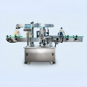 Square Plastic <strong>Bottle</strong> Sticker Labeling Machine Automatic Adhesive <strong>Label</strong> Applicator For Square <strong>Bottles</strong> - Product Image 4