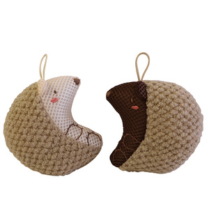 Éponge de douche pour enfants en forme de <span class=keywords><strong>hérisson</strong></span> avec LOGO personnalisé OEM Bain corporel pour enfants Vente en gros Éponges de bain écologiques pour la douche - Product Image 6