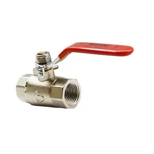 BSPP BSPT NPT forged PPR Double union two-way type for water gas oil brass ball valve