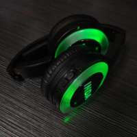 Casque de disco silencieux LED de luxe personnalisable RF770, couleurs RGB, portée de 500 mètres, système de disco silencieux multicanal pour soirée dansante
