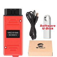 Escáner OBD2 USB VNCI 6154A con Software V23.0, Compatible con CAN FD DOIP para Herramienta de Diagnóstico VAG