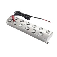 Humidificateur industriel brumisateur à ultrasons DC48V 12 têtes avec cordon d'alimentation de connexion étanche