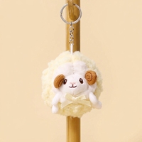 En gros, Adorables Peluches Mouton, Pendentifs, Poupées de Mariage, Peluches Agneaux Douces Personnalisées, Porte-clés Animaux en Peluche pour Cadeau Promotionnel