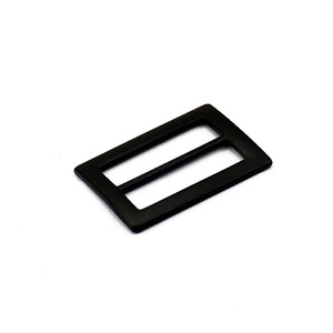 Sliding Buckle Zinc Alloy Black Two Position For Bags Adjustable <b>Webbing</b> Wear Resistant Durable Spring 2024 - Product Image 1