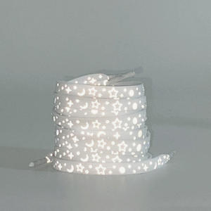 Nouveaux Lacets Plats <span class=keywords><strong>AF1</strong></span> Tout-Assortis en Polyester pour Baskets Homme et Femme, Réfléchissants Étoiles Galaxie Lumineux - Product Image 6