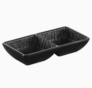 Bols <span class=keywords><strong>à</strong></span> tremper en mélamine pour sauce soja sushi <span class=keywords><strong>à</strong></span> deux compartiments Plateaux de fête <span class=keywords><strong>à</strong></span> deux compartiments <span class=keywords><strong>Assiettes</strong></span> <span class=keywords><strong>à</strong></span> <span class=keywords><strong>fondue</strong></span> divisées pour la cuisine du restaurant - Product Image 2