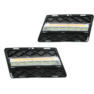 Feux de brouillard à LED pour <span class=keywords><strong>Mercedes</strong></span>-Benz GLK Class <span class=keywords><strong>W204</strong></span> GLK300 GLK350 2008 - 2012 avec lumière jaune - Product Image 2