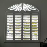 Persianas de Plantación TOMA con Diseño Arqueado para Ventanas, Venta de Persianas Blancas Personalizadas