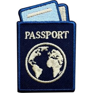 แผ่นปักลาย CustomPassport ขนาด 3 นิ้ว รีดติดหรือเย็บติด สำหรับตกแต่งกระเป๋าเดินทาง - Product Image 2