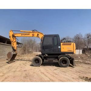 Excavadora de ruedas Hyundai de Corea 2018, motor de 85kW, usada, a la venta a precio bajo - Product Image 1