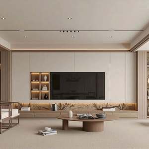 Meuble mural de conception esthétique Song, meuble TV de haute qualité, personnalisé en provenance de Chine, pour le salon - Product Image 4