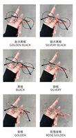 Lunettes anti-lumière bleue universelles rondes en métal avec verres PC transparents, lunettes optiques unisexes pour ordinateur