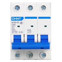 Interruptor Automático CHINT Serie NXB-63 1A 2A 3A 4A 6A 10A 16A 20A 25A 32A 40A 50A 63A