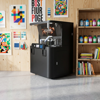 LE920A Machine à café intelligente AI Robot Barista avec moulin à grains intégré/lait frais/2 bacs à grains de café/2 réservoirs/machine à glaçons/4 compartiments à sirop