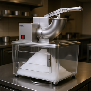 Máquina de hielo raspado Vevor 661Lbs H, máquina eléctrica comercial para conos de nieve, acero inoxidable, conectar y usar, equipo de cocina. - Product Image 2