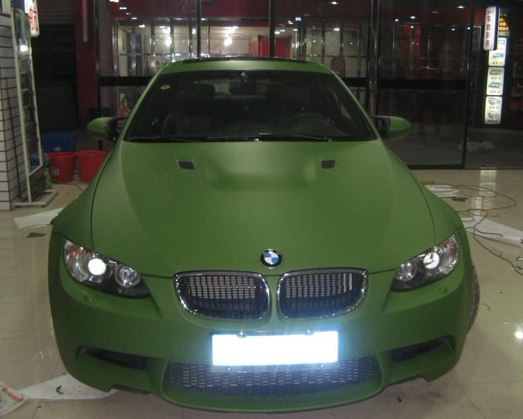 PELLICOLA VERDE MILITARE Opaco Adesiva 30x150Cm Wrapping Auto 363392408369