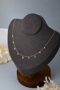 จี้เพชรทรงกลมเจียระไนแบบบริลเลียนท์ น้ำหนัก 0.93 กะรัต ทำจากทองคำแท้ 14K คุณภาพเยี่ยม |   เพชรทรงกลมเจียระไนแบบบริลเลียนท์ ผลิตในห้องปฏิบัติการ - Product Image 3