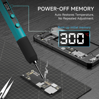 Fer à souder portable RF4 S810 avec écran LCD, réglable, Type-C, chauffage rapide, outil de soudage pour réparation de PCB, téléphone, électronique DIY