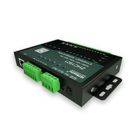 Módulo RF Inalámbrico de Alto Rendimiento con 4 Entradas de Relé, Puerta de Enlace Analógica RTU Modbus, Convertidor LAN RS485