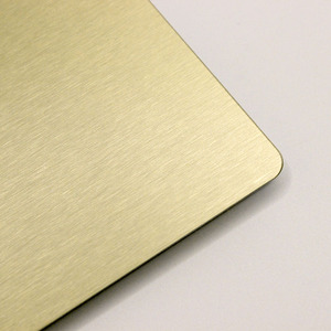 SS 201 304 Cold Rolled Stainless Steel Plate 304 PVD Rose Gold No.4 Brushed <strong>Sheet</strong> Wall Panel Ceiling Decoration Custom Cutting - Product Image 3