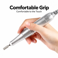 Machine à ongles rechargeable 45 vitesses, lime à ongles électrique portable puissante, outil de manucure et pédicure professionnel longue durée pour salon