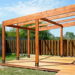 Soportes <span class=keywords><strong>de</strong></span> metal fijos para pilotes <span class=keywords><strong>de</strong></span> madera <span class=keywords><strong>de</strong></span> interior y exterior para proteger las esquinas - Product Image 6