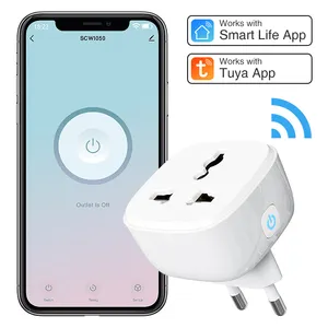 <span class=keywords><strong>Enchufe</strong></span> Eléctrico LDNIO SCW1050 para Reino Unido, UE y EE. UU. con Logotipo Personalizado, <span class=keywords><strong>Enchufe</strong></span> Individual <span class=keywords><strong>Wifi</strong></span>, <span class=keywords><strong>Regleta</strong></span> de Alimentación Universal Inteligente <span class=keywords><strong>Wifi</strong></span> - Product Image 1