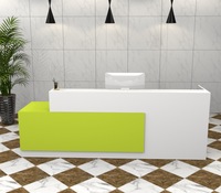Bureau de réception convertible en bois moderne et élégant de haute qualité, directement du fabricant, pour les écoles, les hôpitaux, les gymnases, les supermarchés