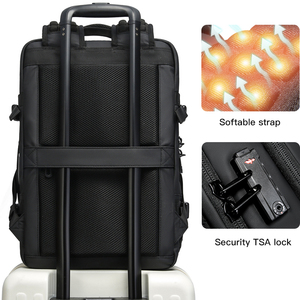 BANGE New Arrival Carry on <strong>40L</strong> Expandable Built-in Vacuum Compression Pump Men Waterproof <strong>Travel</strong> Vacuum Compression <strong>Backpack</strong> - Product Image 5