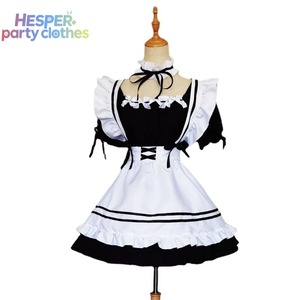 HESPER Miracle Nuannuan World Travels Red Wine Cute Maid Outfit Lolita Cosplay Hand Game with Dress Sets - Product Image 1