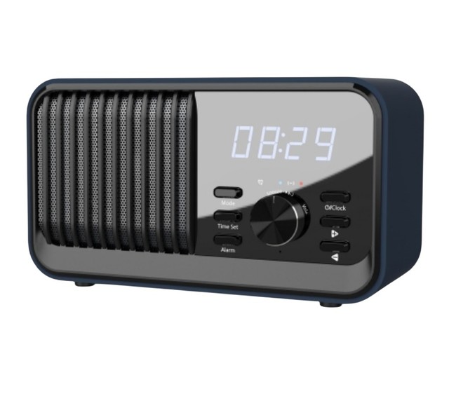 New Arrival 8W HiFi Sound Quality Portable Wireless Charger Modern-Retro 6 1 Style Multifunction Wooden Alarm Clock Mini 3W