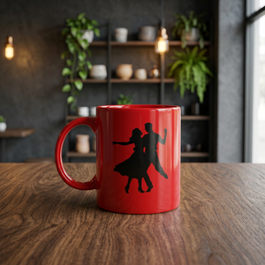 Golden print ceramic mug multicolor - Product Image 1