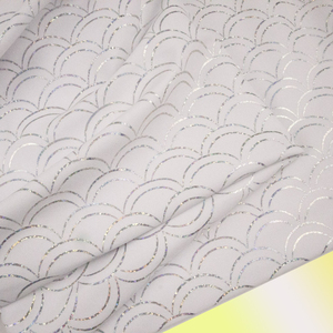 Sáng Bóng Neon Chấm Thông Tư Đan Nylon Spandex Interlock Gradient Màu Hồng Lá In Phòng Tập Thể Dục Mặc Vải Nhà Cung Cấp - Product Image 3