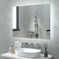 Nouveau Design salle de bain rétro-éclairé blanc chaud Led miroirs éclairés
