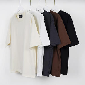 T-Shirt di Alta Qualità in Cotone-Poliestere 260 Gsm, Stampa Personalizzata, Maglietta Neutra per <span class=keywords><strong>Uomo</strong></span>, Campione Gratuito, Produzione di Abbigliamento - Product Image 1