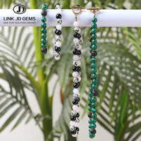 JD GEMS Vente en gros Collier de perles rondes en malachite naturelle, Bijoux de mode en pierre de guérison, Bijoux énergétiques pour l'équilibre, à porter au quotidien
