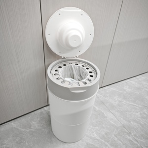 Poubelle hygiénique pour les excréments de bébé - Poubelle imperméable et anti-odeurs avec couvercle sécurisé et construction durable - Product Image 4