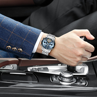 Montre automatique de luxe pour homme, marque de créateur, bracelet de haute qualité, étanche, chronographe sportif, montre mécanique