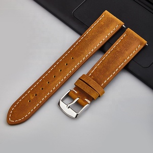 Correa de reloj de cuero Crazy Horse de primera capa al por mayor para Xiaomi 914-24mm - Product Image 3