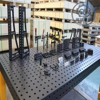 Plateforme de soudage 3D flexible en fonte de haute précision, table d'assemblage détachable pour le soudage et l'assemblage de métaux en atelier
