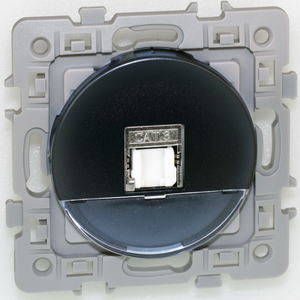 ซ็อกเก็ต RJ45หุ้มฉนวนสี่เหลี่ยม CAT6A ผลิตภัณฑ์สายสื่อสาร STP (Grade3 TV) - Product Image 1