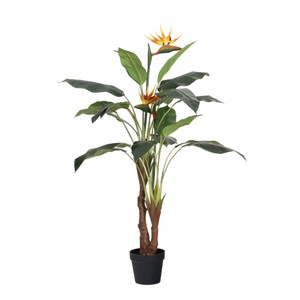 Plante artificielle Oiseau de paradis Dream Castle, grande décoration intérieure pour salon, entrée, hôtel, exposition - Product Image 4