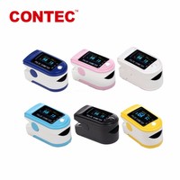 Oxymètre de pouls numérique couleur CONTEC CMS50D+ approuvé CE, oxymètre de doigt PR Sound Spo2 Dedo Oximetro De Pulso