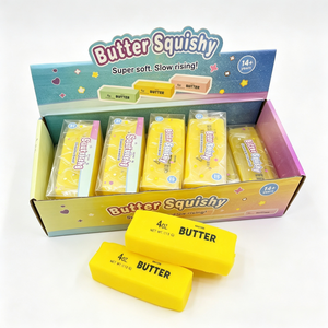 Jouet anti-stress réaliste en forme de beurre, sans rebond, rempli de gel doux et de vaseline, jouet souple à presser, en provenance de l'entrepôt américain - Product Image 4